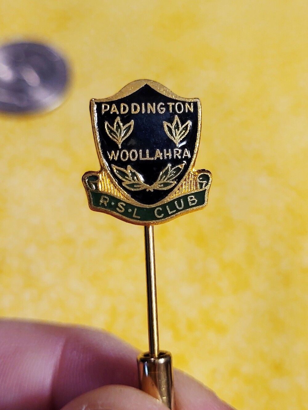 Vintage Pin From Australia Club